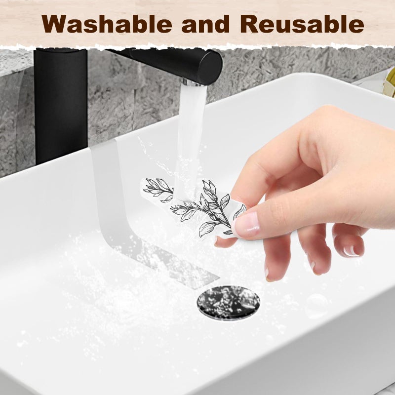 UCEC 8 Sheets Flower Clear Stamps for Card Making, Silicone Stamps for Crafting, Flower Stamp Clear Rubber Flowers Vintage Plants and Decoration and DIY Scrapbooking - Image 5